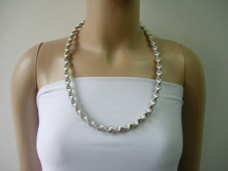 FR119 9mm Rick Rack Tension Snake Metal Chain Silver DIY Jewel FR119 9mm Rick Rack Tension Snake Metal Chain Silver DIY Jewel