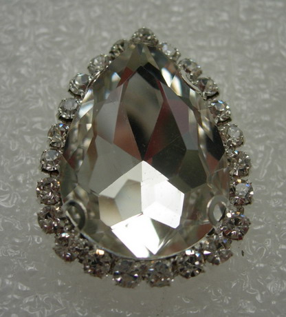 RM115 18x25 Teardrop Gemstone Diamante w/Setting Crystal - Click Image to Close