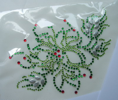 HF125 Daisy Flower Rhinestones Hotfix Heat Transfer Motif HF125 Daisy Flower Rhinestones Hotfix Heat Transfer Motif