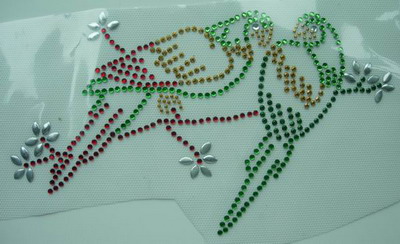 HF67 Rhinestone Rhinestud HotFix Iron On Heat Transfer Birds HF67 Rhinestone Rhinestud HotFix Iron On Heat Transfer Birds