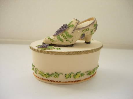 JW65 Vintage Resin Jewelry Box Shoe Figurine Home Decoration JW65 Vintage Resin Jewelry Box Shoe Figurine Home Decoration