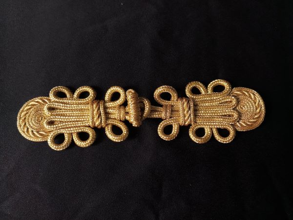 FG364 Stylish Floral Corded Braided Closured Knot Fastener