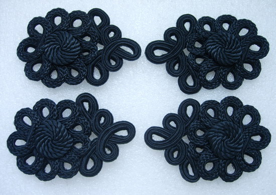 MR157 Floral Corded Braided Epaulette Shoulder Applique 4pcs - Click Image to Close