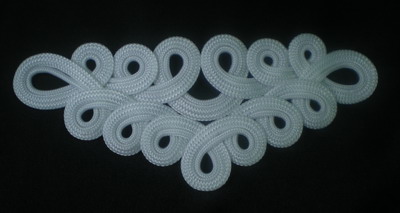 MR46 Loopy Macrame Ornament for Decoration/Fashion White MR46 Loopy Macrame Ornament for Decoration/Fashion White