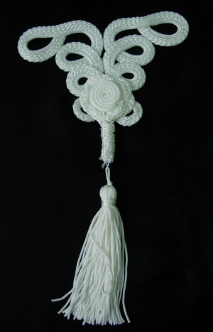 MR80 Macrame Ornament Cushion Curtain Tassel White