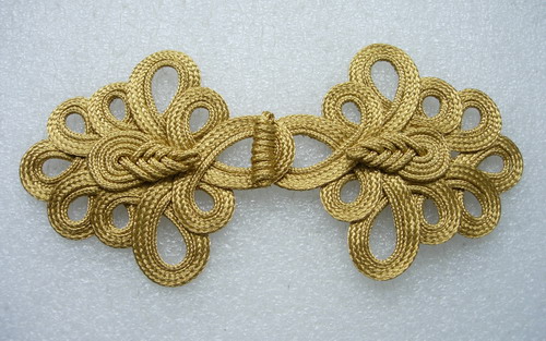 MR95-4 Chinese Pipa Loops Macrame Closures Knots Gold MR95-4 Chinese Pipa Loops Macrame Closures Knots Gold