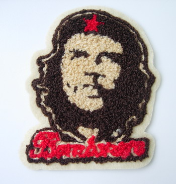 PC136 Che Guevara Furry Embroidered Patch Sew On