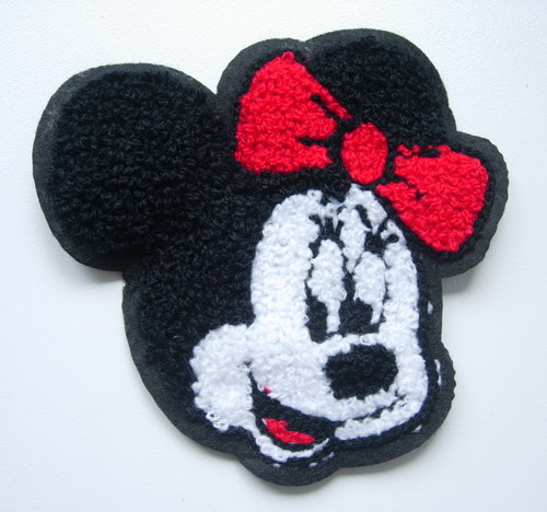 Minnie iron on embroidery patches - Creo Piece