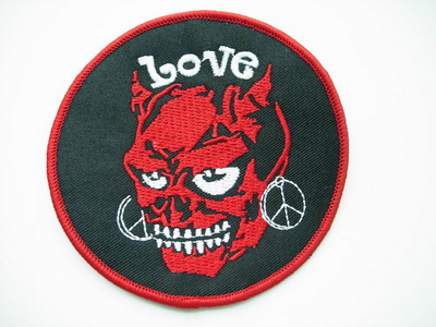 PC31 Halloween Skull Devil Embroidery Patch Applique Iron On PC31 Halloween Skull Devil Embroidery Patch Applique Iron On