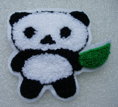 PM14 Panda Furry Patch Applique Sew On Dress/Craft PM14 Panda Furry Patch Applique Sew On Dress/Craft