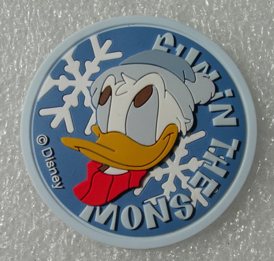 RB20 Disney Donal Duck Cartoon PVC Rubber Patch Badge - Click Image to Close