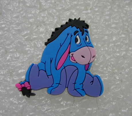RB25 Miniature Disney Eeyore Cartoon PVC Rubber Patch