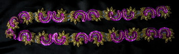 Sequin Bead Applique Banding Trimming Lace 
