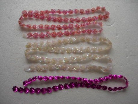 BN127 Assorted Little Flowers Sequin Bead Banding Applique x160 BN127 Assorted Little Flowers Sequin Bead Banding Applique x160