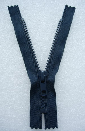 ZP01 13cm Zipper Plastic ZIP Navy Blue 5pcs