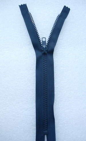 ZP15 23cm Plastic Zipper Navy Blue 5pcs