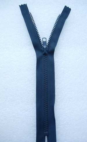 ZP15 23cm Plastic Zipper Navy Blue 5pcs - Click Image to Close