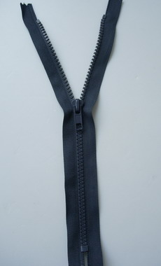 ZP32 25cm Plastic Zipper Dark Grey 5pcs