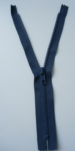 ZP33 25cm Plastic Zipper Navy Blue 5pcs