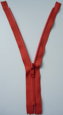 ZP38 25cm Plastic Zipper Tomato 5pcs