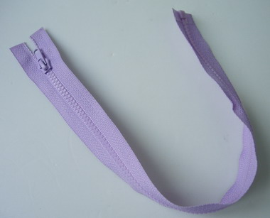 ZP45 33cm Plastic Zipper Lavender 4pcs