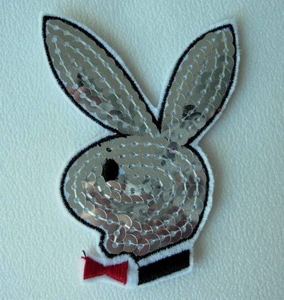 Platboy  on Playboy Sequin Applique Sew Triming Motif Iron On Patch From Angeltrim