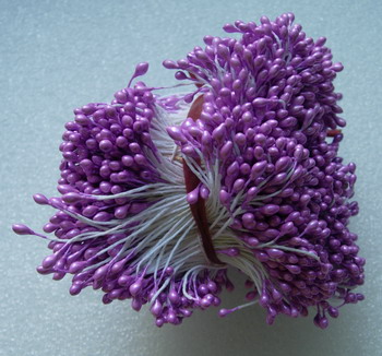 SH05 Double Head Flower Stamens Lavender 3mm x 5bundles SH05 Double Head Flower Stamens Lavender 3mm x 5bundles