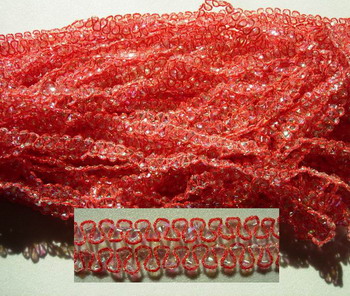 GB06 1/2" Knitted Trimming Gimp Braid Edge Doll/Skating 15yds GB06 1/2" Knitted Trimming Gimp Braid Edge Doll/Skating 15yds