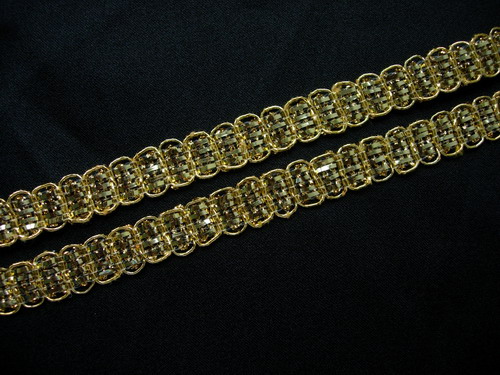 GB74 1/2" Metallic Gold Braided Gimp Trimming Lace 10yds GB74 1/2" Metallic Gold Braided Gimp Trimming Lace 10yds