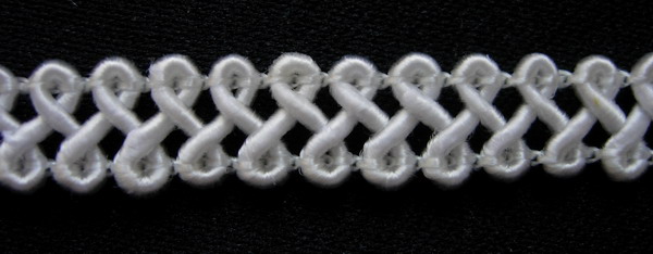 GB81 2/8" Cord Gimp Scroll Braided Trim Sewing/Upholstery 10y