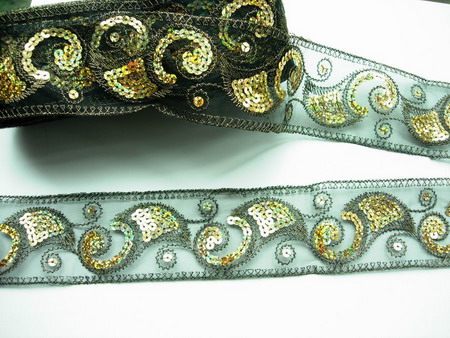sequin border