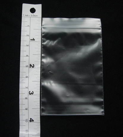 VL10 2 2/8x3 5/8" Reclosable Resealable Poly Plastic ZipLock Bag