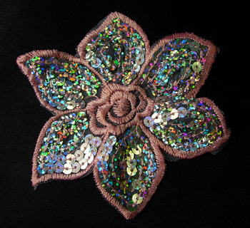 VF06-2 Pink Petals Flower Venise Venice Applique 2pcs VF06-2 Pink Petals Flower Venise Venice Applique 2pcs