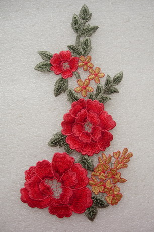 VT475 Colorful Floral Peony Lace Venise Venice Applique VT475 Colorful Floral Peony Lace Venise Venice Applique