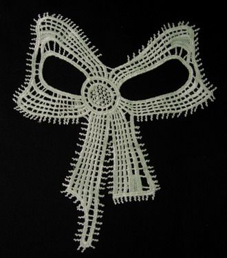 VT59 Trendy Bow Venice Venise Applique Motif x4
