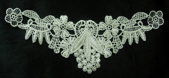 VK06 Flower Neck Venice Applique Venise Lace Lingerie 2pcs