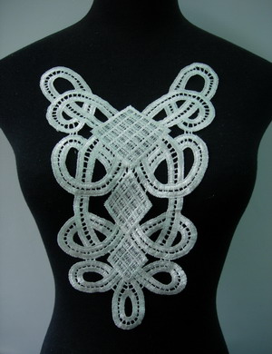 VK87 Loopy Collar Necklace Lace Venice Venise Applique Cream 2 VK87 Loopy Collar Necklace Lace Venice Venise Applique Cream 2