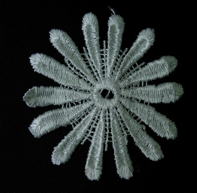 VT67 Daisy Flower Venice Venise Applique Motif x5 VT67 Daisy Flower Venice Venise Applique Motif x5